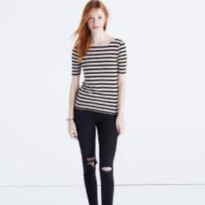 Madewell Chorus Striped Tee M